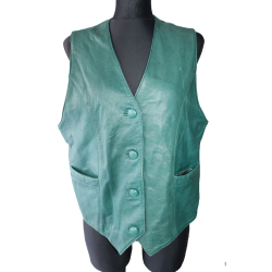 KAMIZELKA MOTOCYKLOWA SKÓRA rozm. 44